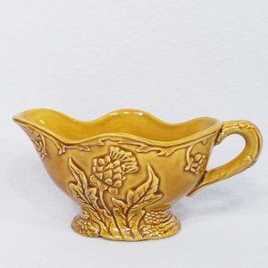 Olfaire Portugal Pottery Gravy Boat Rare Color